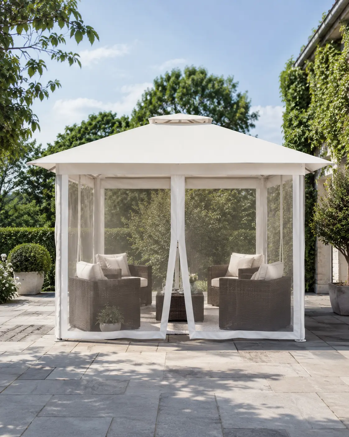 PAVEA Haven 3M gazebo in White